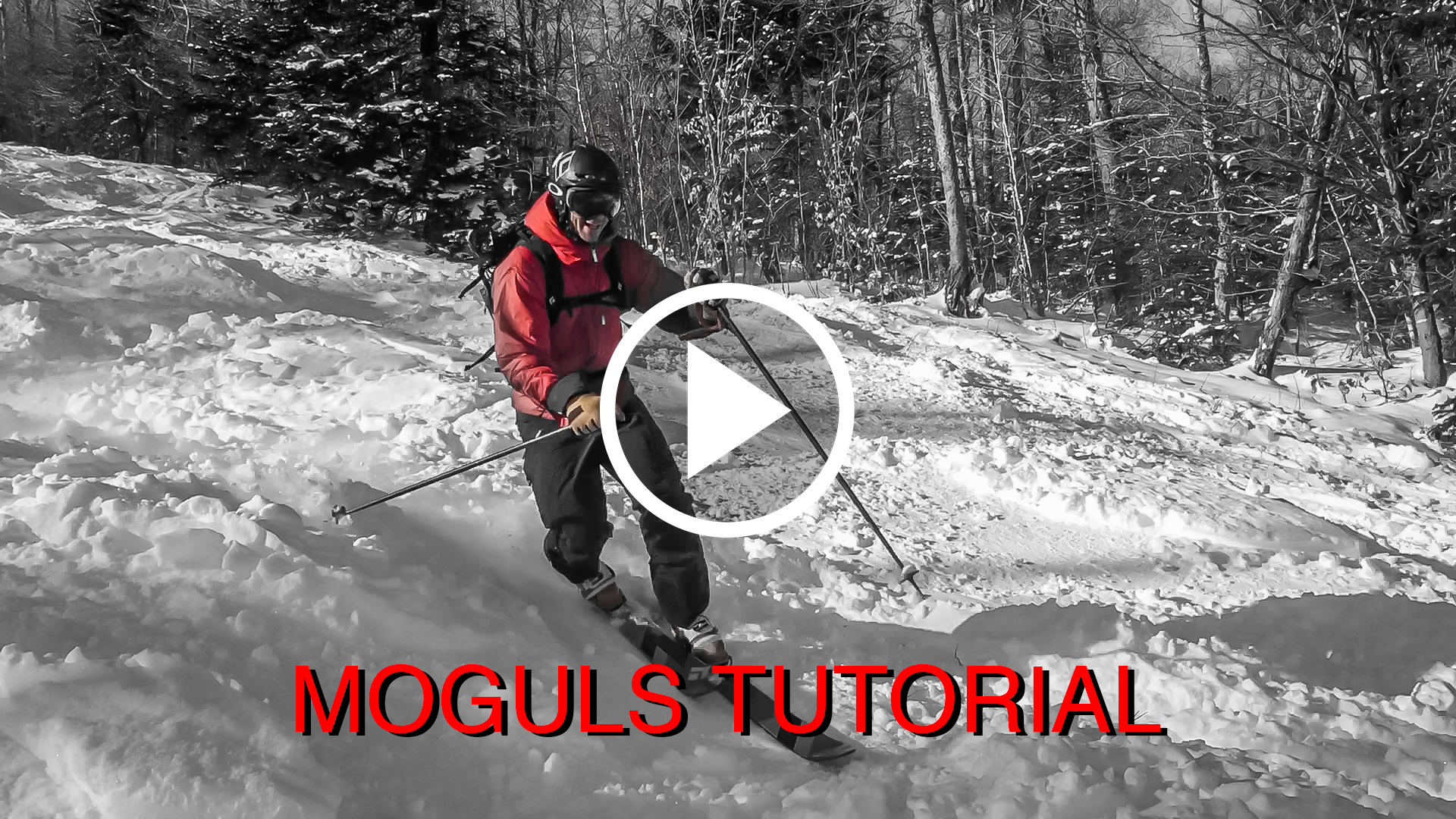 Moguls telemark picture + PLAY